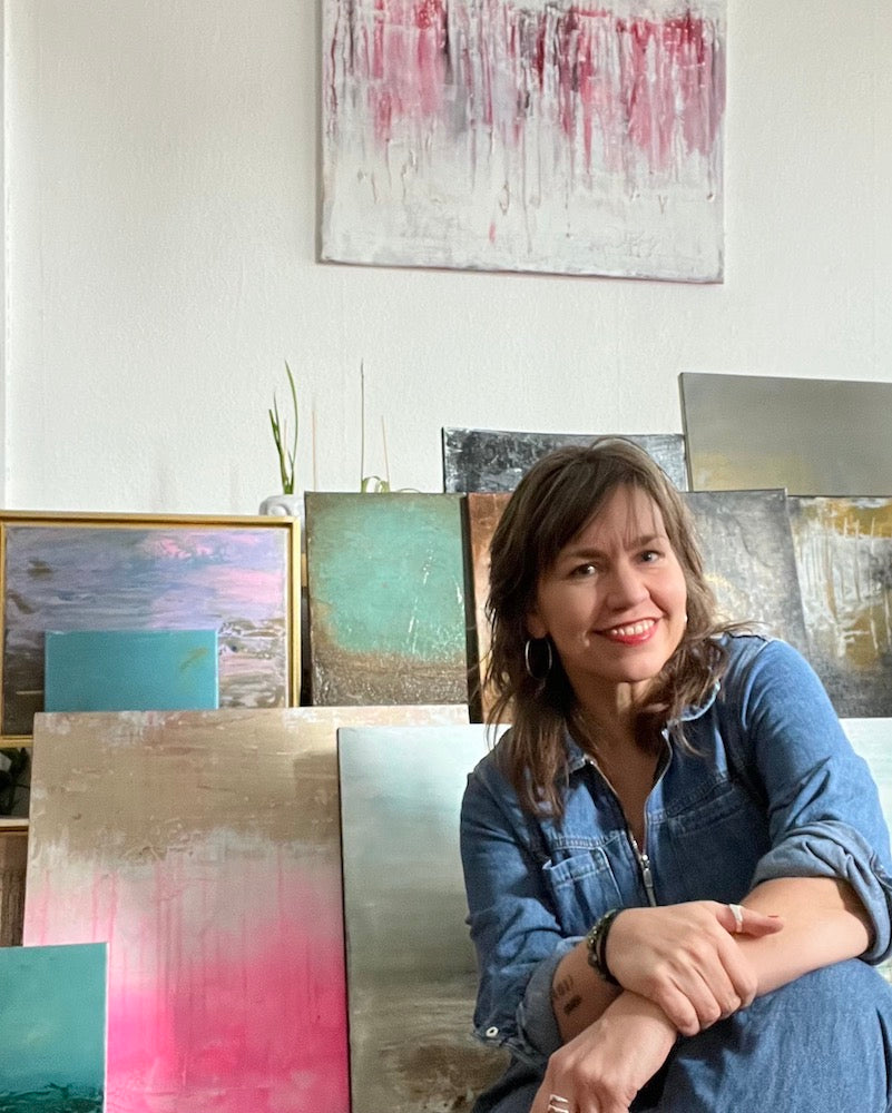 Stefanie Werner Wiesbaden Hessen Hobbykünstlerin abstrakte Kunst Acrylbilder