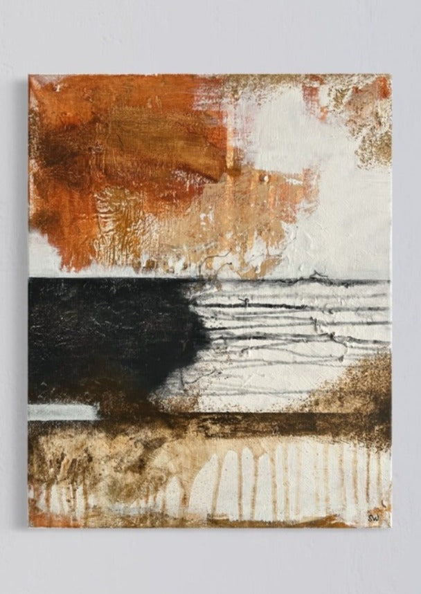Abstrakte Kunst herbstlich Herbst Oktober indian summer